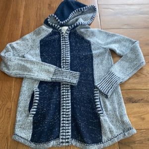Between me & you Zip Hooded Cardigan